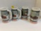 4 Clydesdale 50th anniversary steins