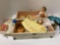 vintage Barbie and case with clothes