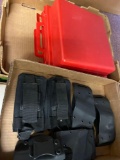 Gun holsters, car emergency kit