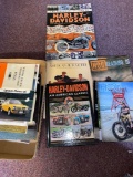 Harley Davidson books, car books