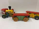 vintage wood Sweden pull toy