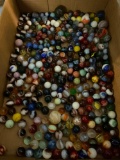 One flat marbles