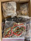 Jewelry making supplies, pin bags, bolo cords and accessories