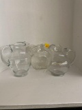 3 glass water pitchers