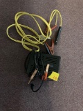 jumper cables and battery charger