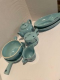 Blue Pottery dishes
