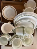 Corelle dishes, vintage