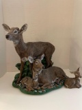 Ceramic deer figurine