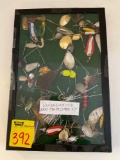 Collection of vintage bass and trout fishing lures