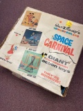 Walt Disney tomorrow land space carnival vintage giant construction action toys , appears complete,