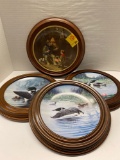 Norman Rockwell plate and Don Li-Leger collector plates