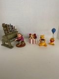 Walt Disney figurines, Grumpy, Pooh, Lady