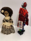 Ndebele doll and other doll