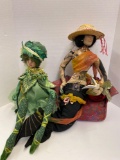 Handmade cloth dolls mermaid elf