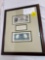 National City Bank of Cleveland $100 bill framed