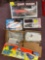 Matchbox car track, ship models, G.I. Joe, walkie-talkies, car mask