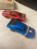 Hot Wheels Red line sizzlers 1969 blue and 1969 Trans Am