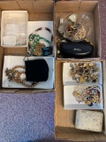 4 flats of jewelry and miscellaneous , purses, etc