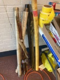 group of fishing rods