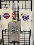 3 vintage t-shirts, Harley Davidson