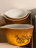 3 Pyrex old orchard