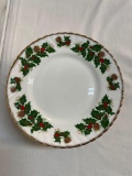 14 English porcelain Rosina Yuletide plates
