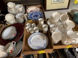 Collection of China dinnerware, Mikasa, etc