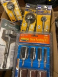 Forstner bits new, drum sanding kit