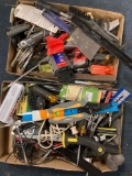 two flats of miscellaneous tools