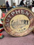 Sutphens Concert Band drum, Carey, O 1900