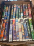 box of Disney VHS