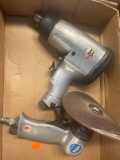 air impact and disc sander in working condition