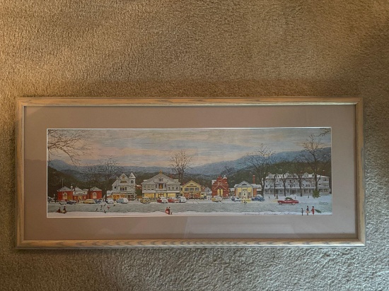 Norman Rockwell litho "Christmas in Stockbridge"