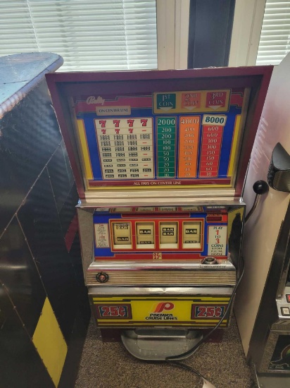 Bally Premier cruise lines 25c slot machine