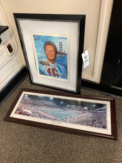 Ohio State National Championship 2003 - Joe Montana framed pic