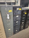 3 file cabinets