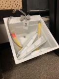 Plastic utility sink
