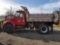 1999 International 4900 DT466E dump truck with ARM snow plow, 10 ft alum dump, Gledhill salt