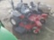 ExMark commercial mower, 1,822 hrs, front weights, runs