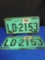 1979 USA license plate set