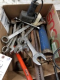 Craftsman wrenches, greaser, tools