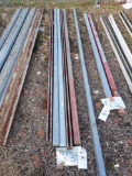5 10 foot Pieces of Square Metal Channel