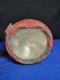 Headlight with guide ray headlamp lense