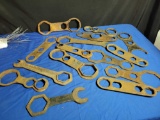 Assorted hub cap wrenches/tools
