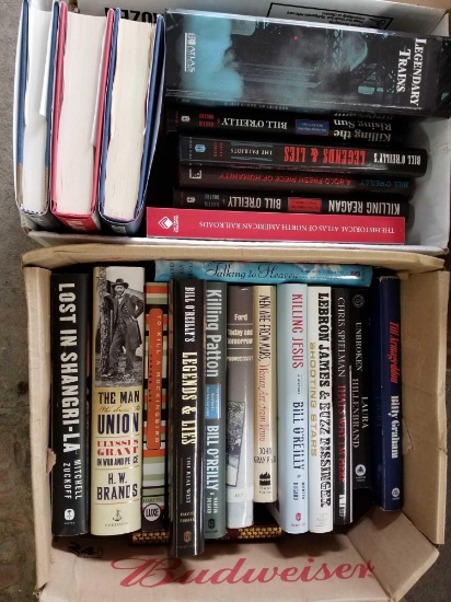 2 boxes of books