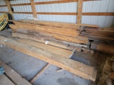 Large Stack of Assorted Rough Sawn and Other Lumber