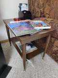 Side Table and Books