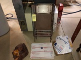 Folding Chairs, Quarter Rolls, Shipping Boxes