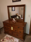 Two piece Bassett dresser set