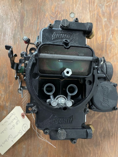 Summit carburetor 600 CFM, electric choke, square bore, unused